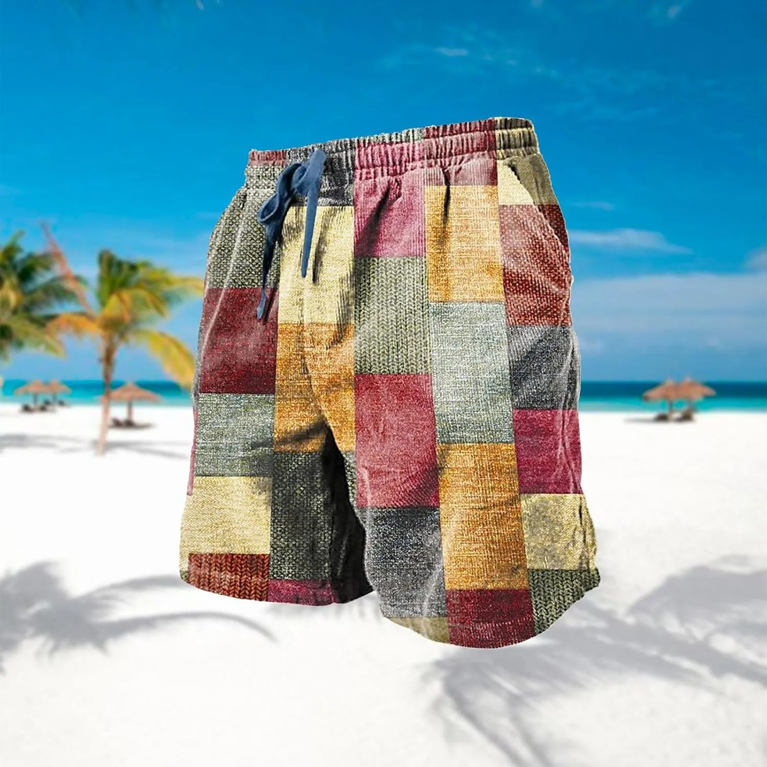 Men's Shorts Casual and Fitness Sports Plus Size Five Surf Quick Drying Beach Pants Shorts Mens Shorts 5 Inch Inseam