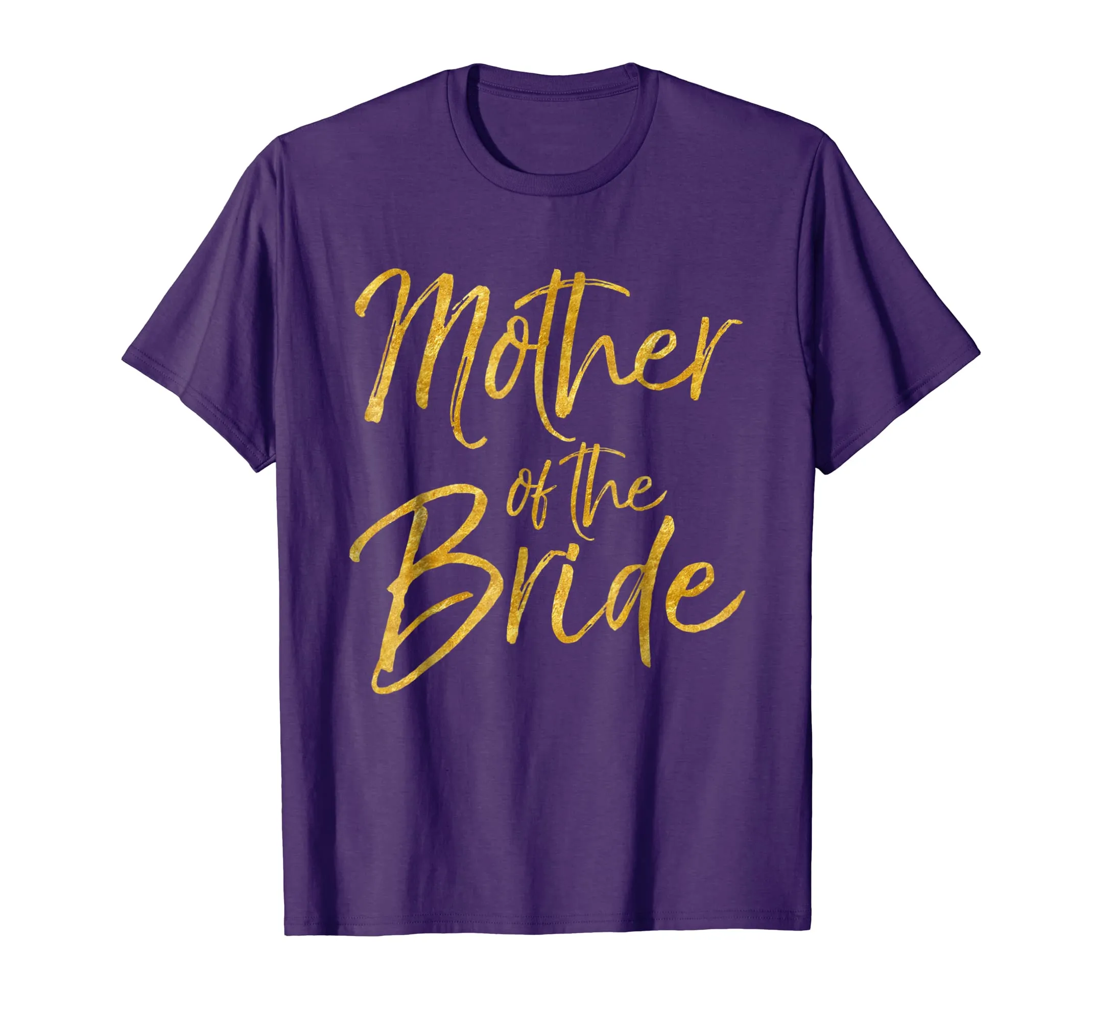 Mother of the Bride Shirt Cute Gold Bridal Mom Gift Shirt