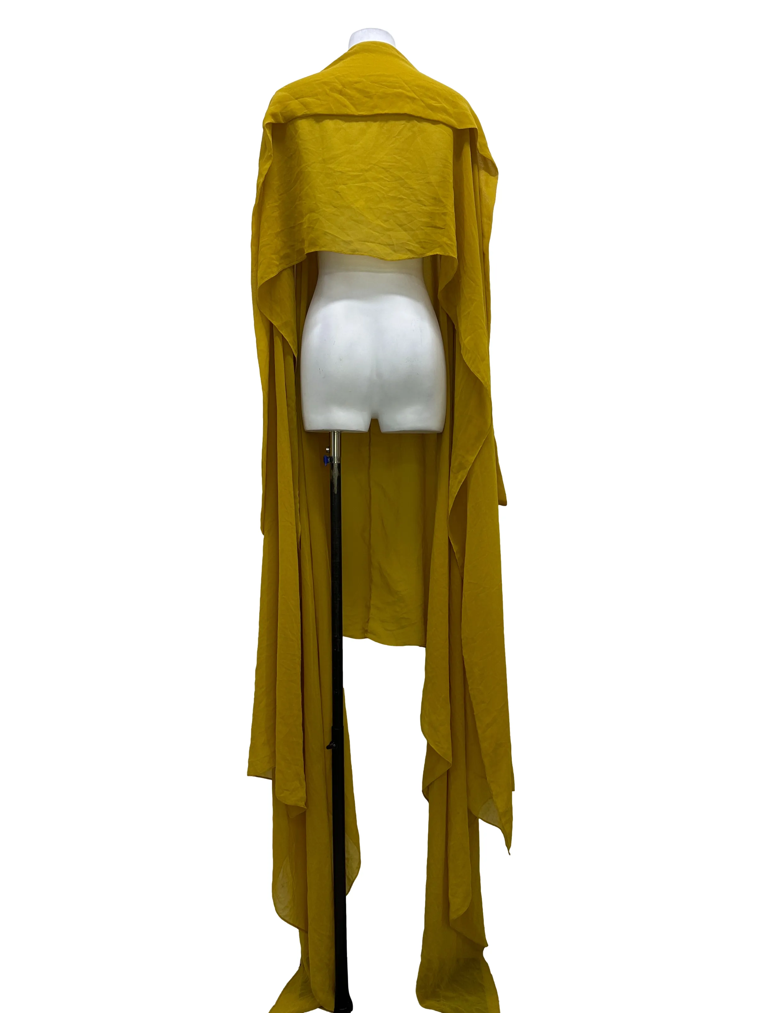 Mustard Yellow Flowy Cover Up