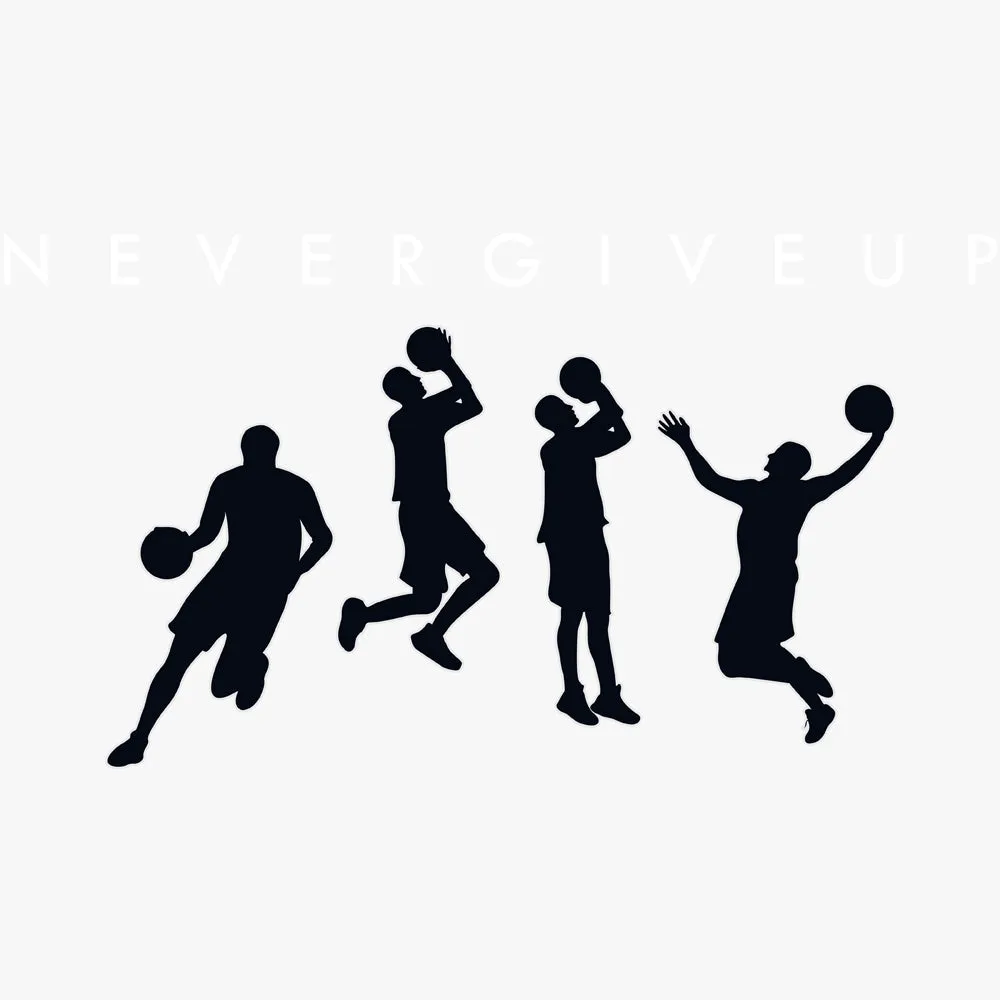 Never Give Up Graphic Printed Regular Fit T-Shirt for Men| Organic Cotton T-Shirt