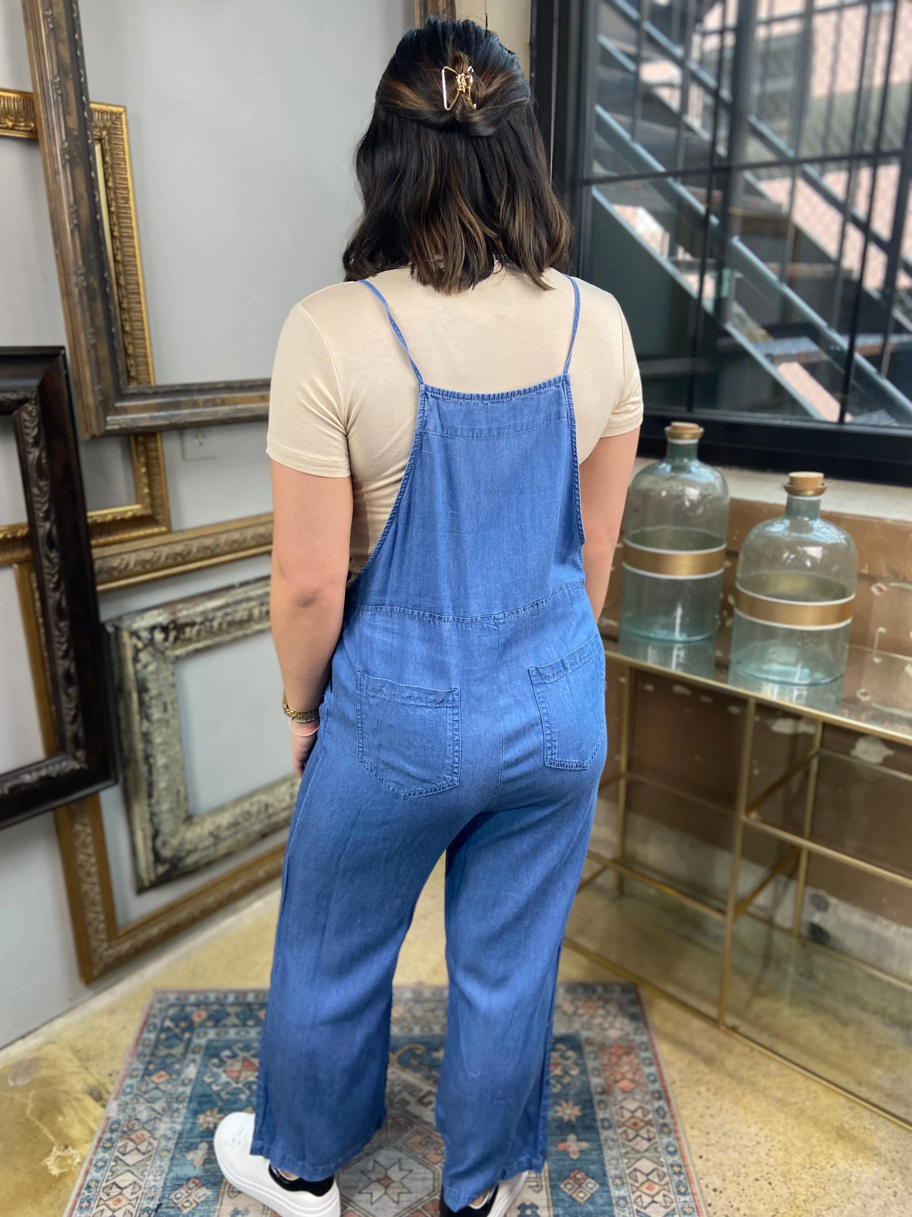 Nicki Blue Lyocell Jumpsuit
