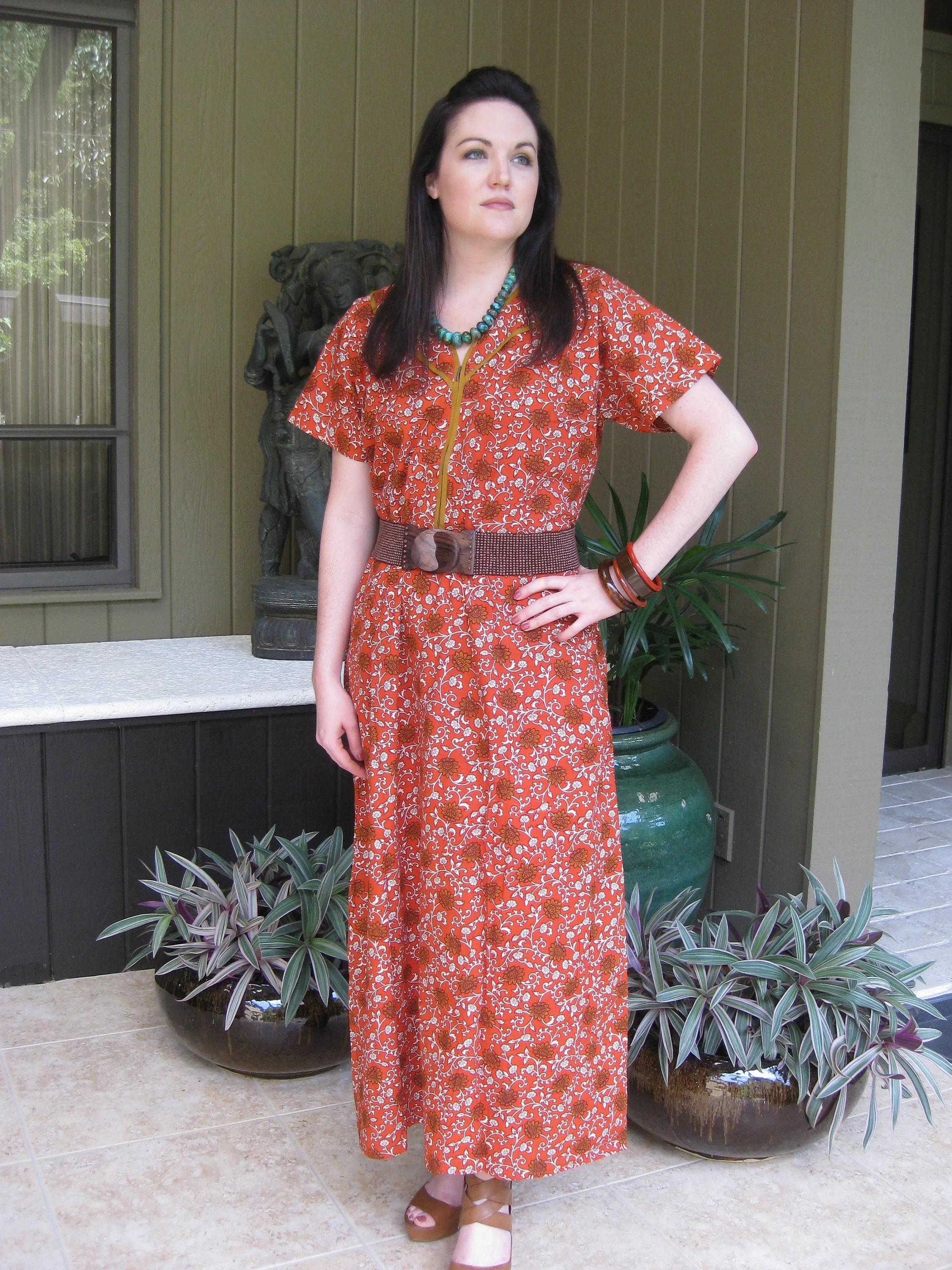 ohemian Caftan Dresses, Kaftan Maxi Dress, Soft Yellow Lounge Resort Wear,  M