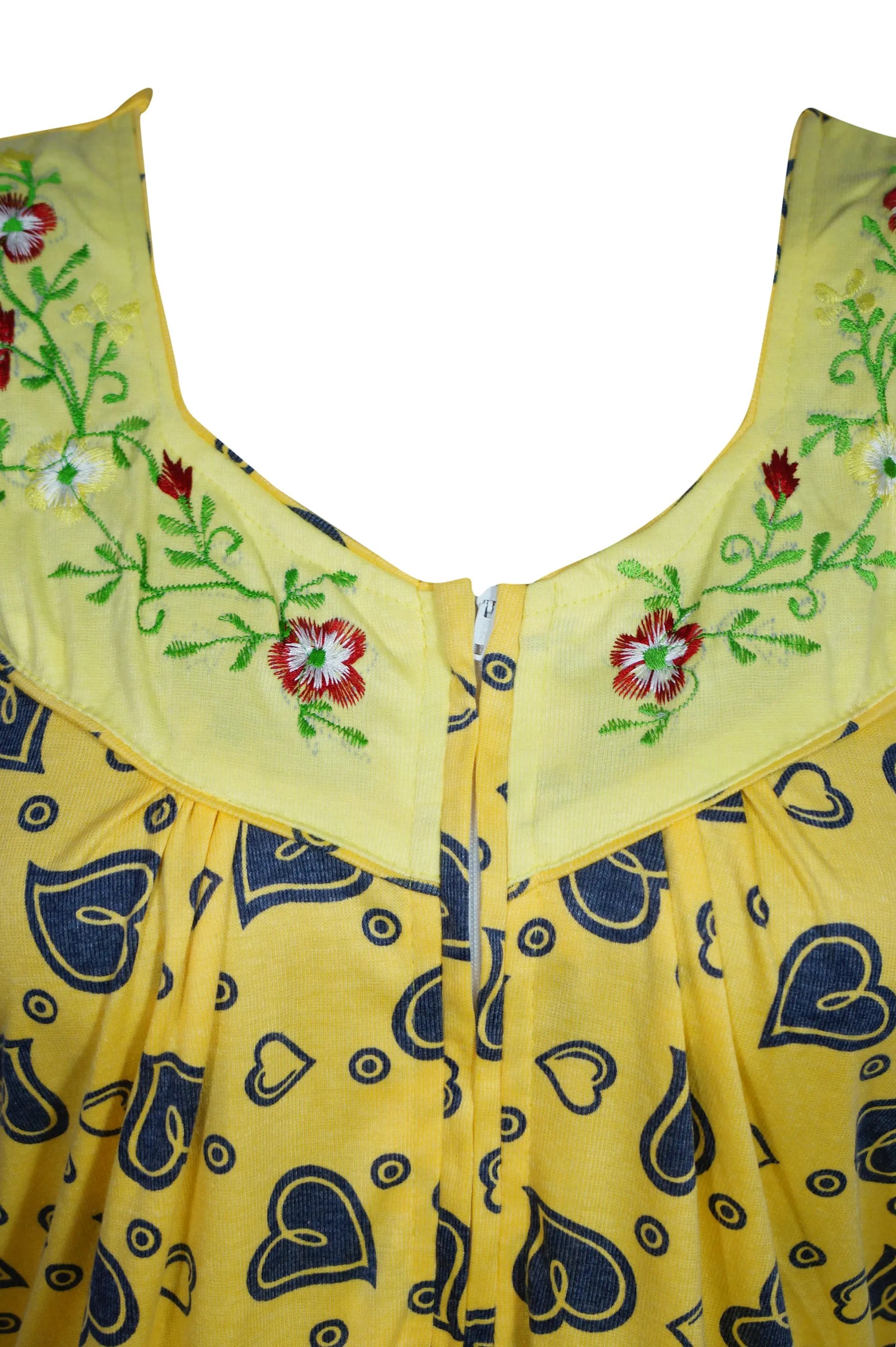 ohemian Caftan Dresses, Kaftan Maxi Dress, Soft Yellow Lounge Resort Wear,  M