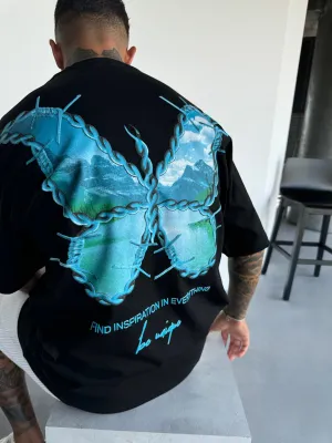 Oversize Be Unique T-Shirt - Black