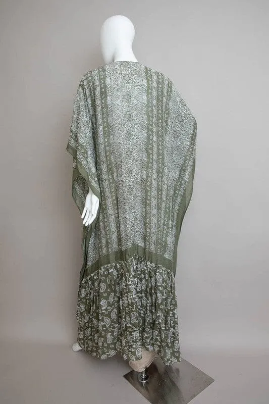 Paisley Tapestry Free Flow Kimono
