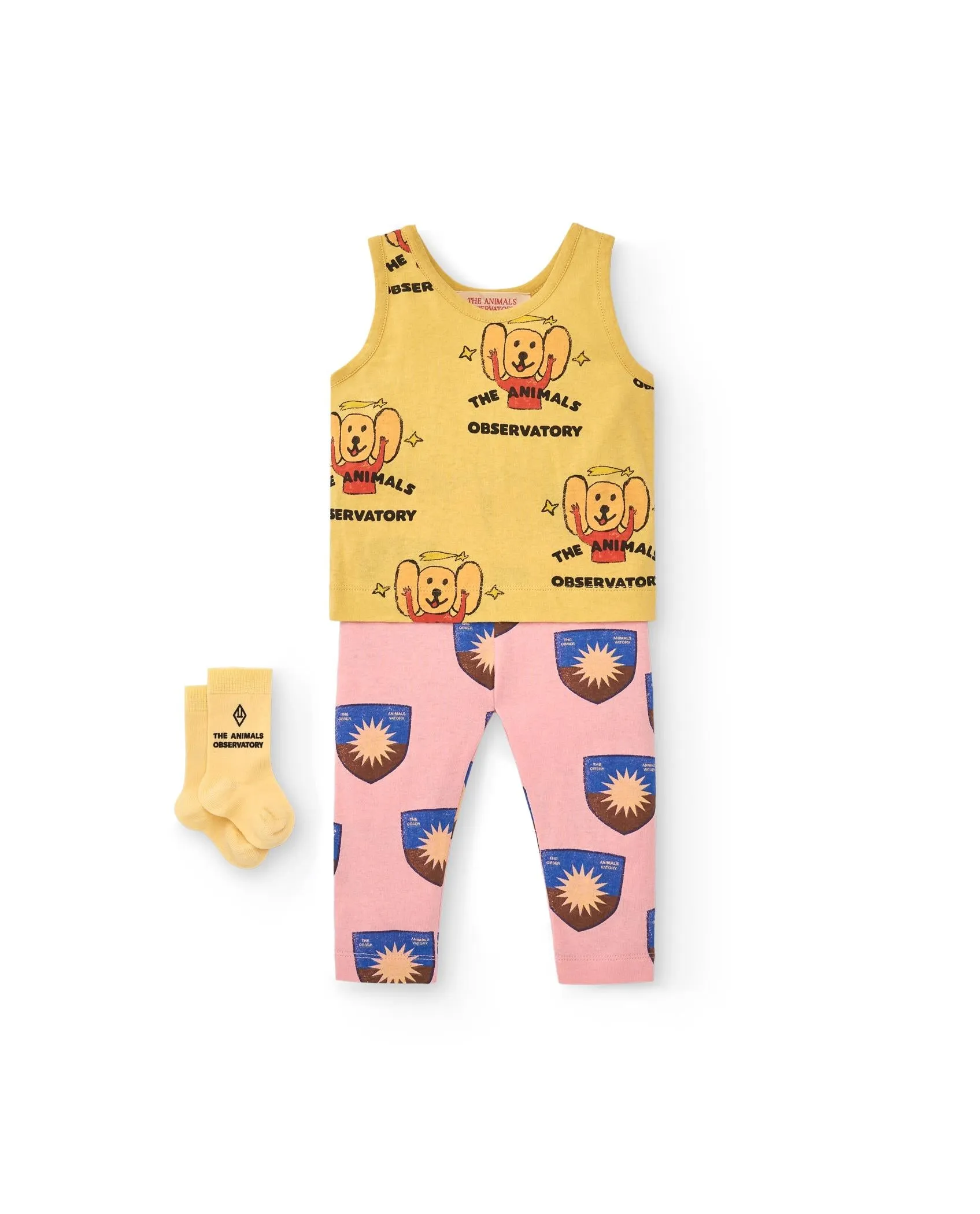 Pink Shield Penguin Leggings
