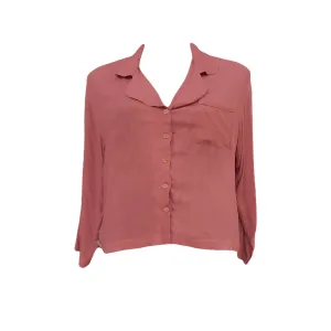 PJ shirt in bamboo in rose