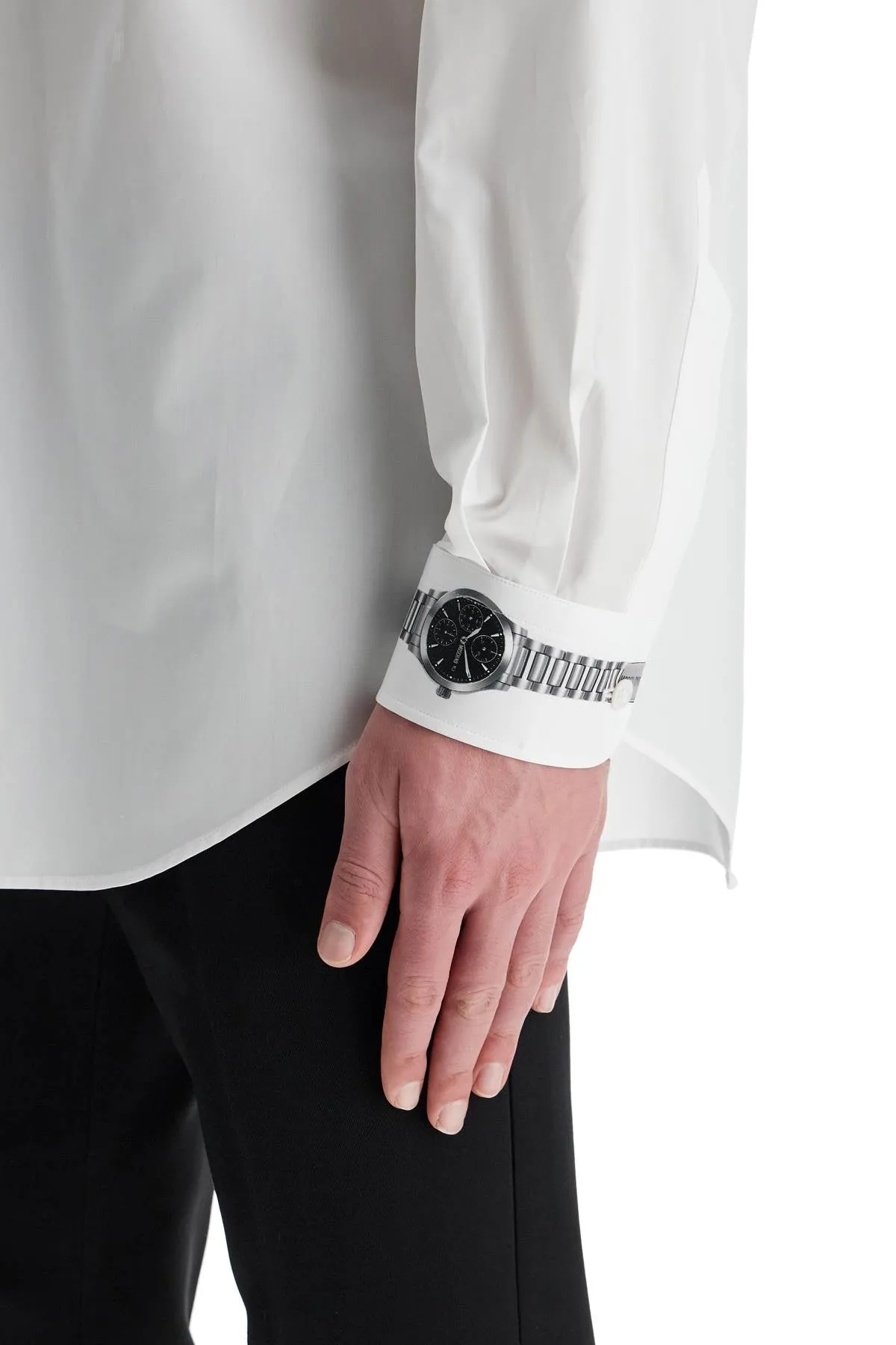PRINTED CUFF SHIRT WITH UNIQUE