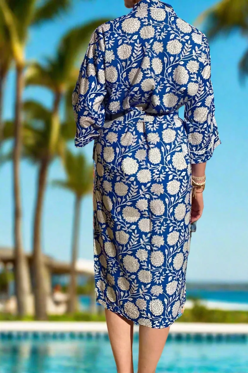 PROVENAL BLUE KIMONO