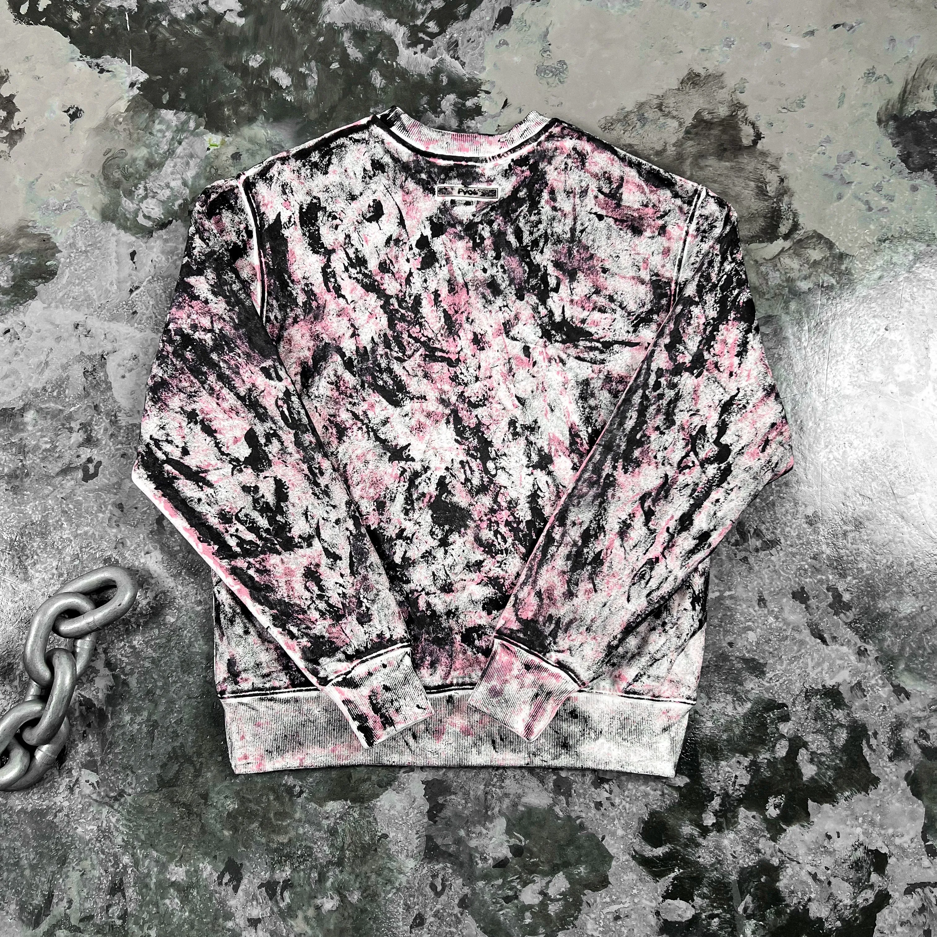 Pvot Athleisure Sweat Shirts (White / Glue Black & Pink)