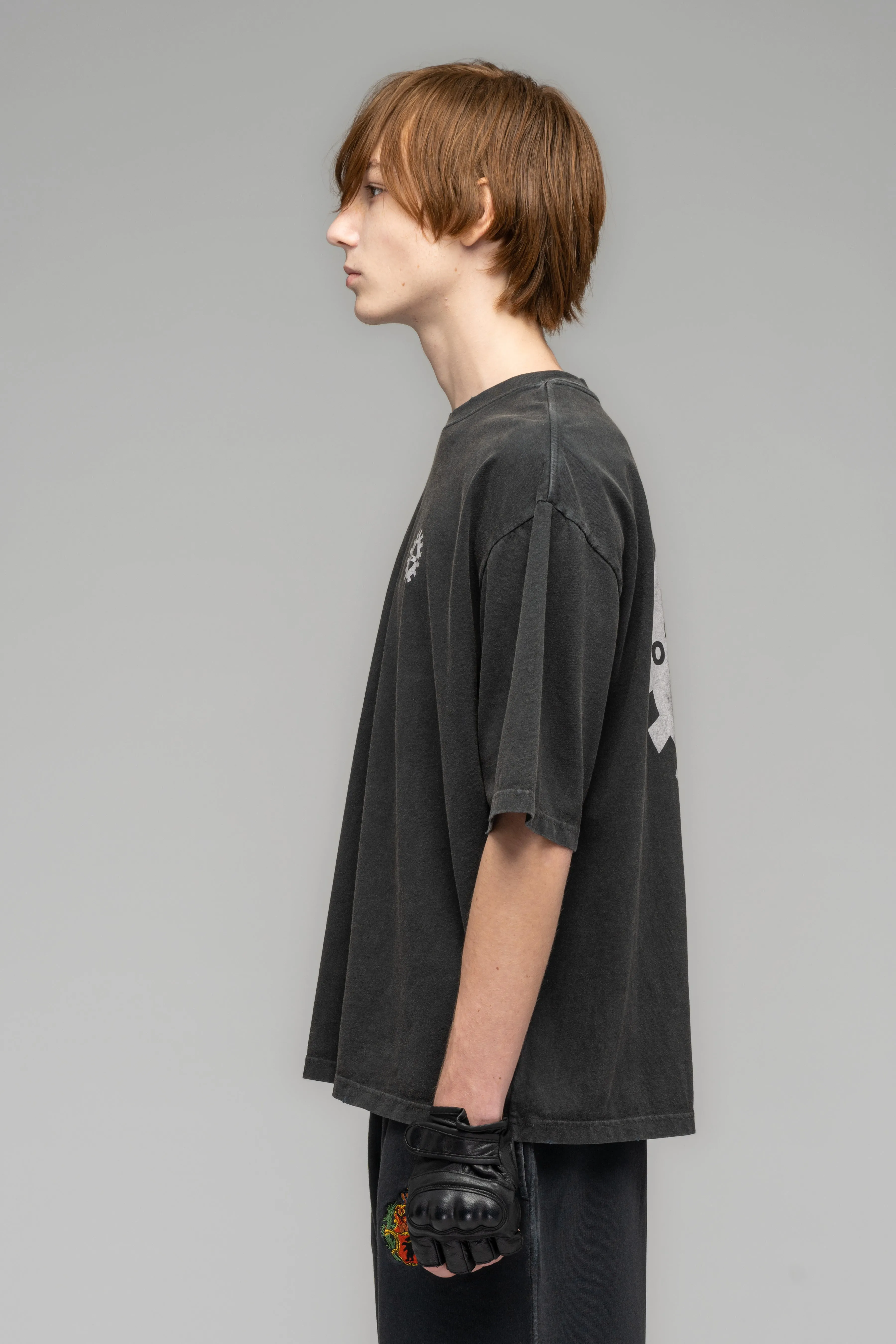"MACHINERY" OVERSIZED BOX-CUT T-SHIRT