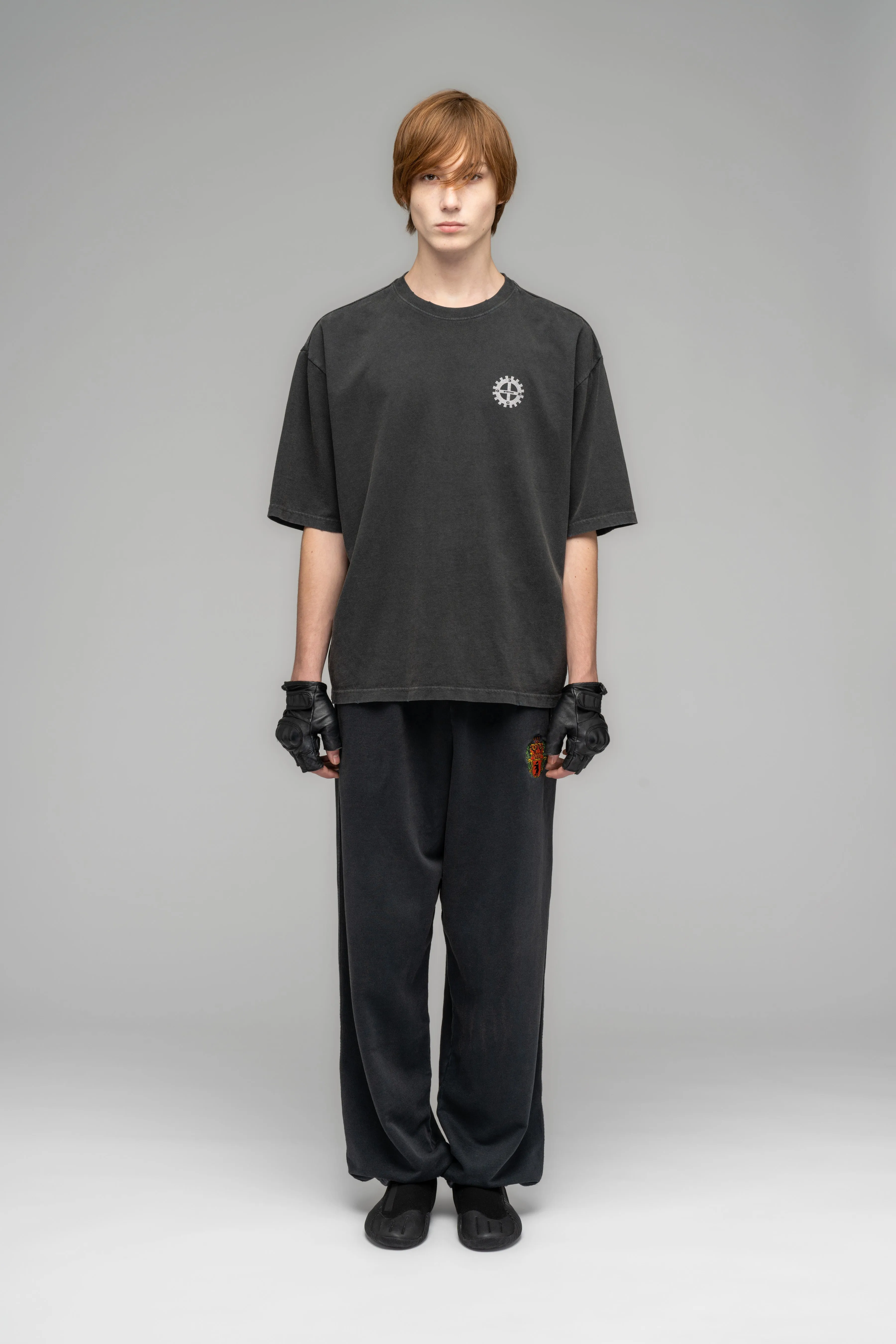 "MACHINERY" OVERSIZED BOX-CUT T-SHIRT