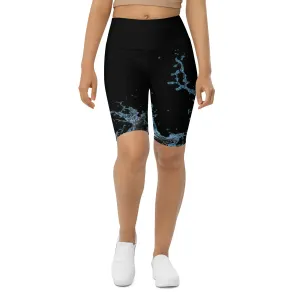 "Splash" Collection - Long Yoga Shorts