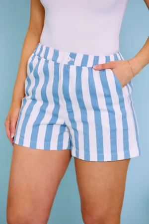 Race to the Finish Striped Shorts