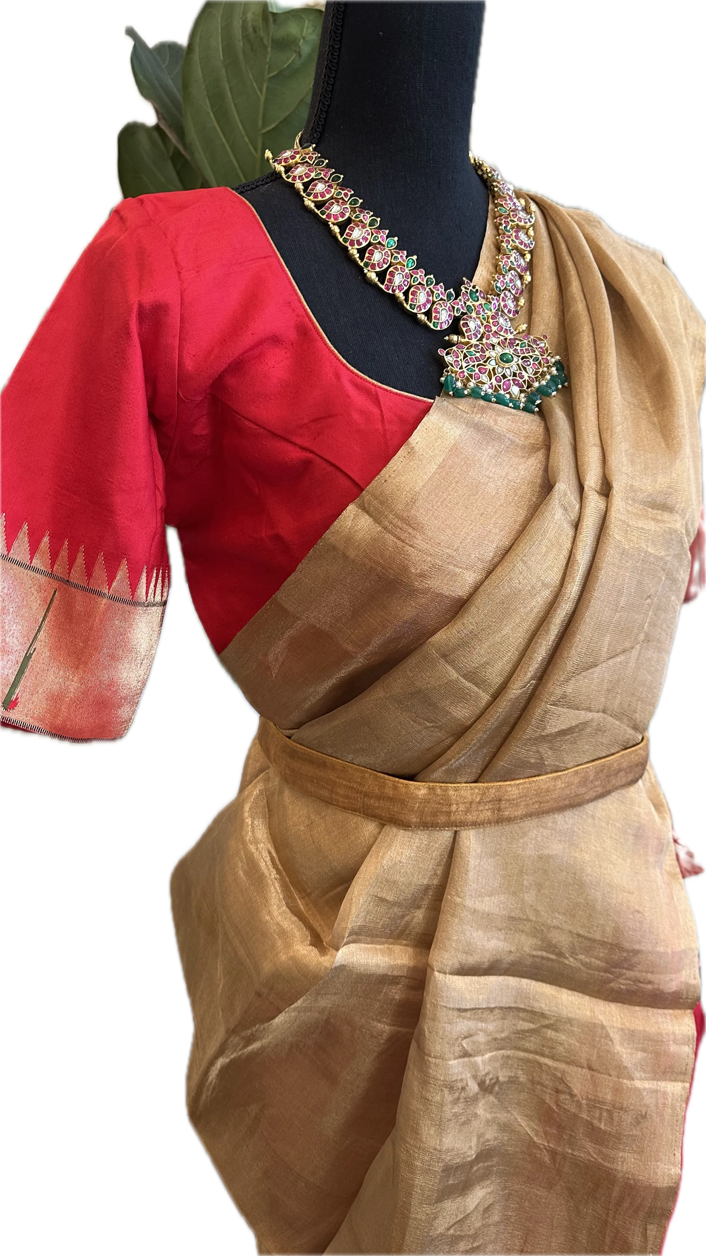 Red Pure Paithani pattu  pavadai lehenga gold zari online usa weddings