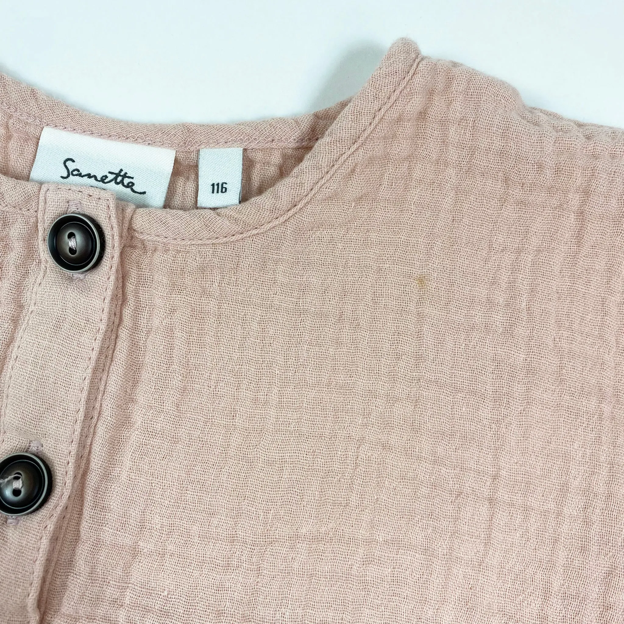 Sanetta soft pink muslin blouse 116