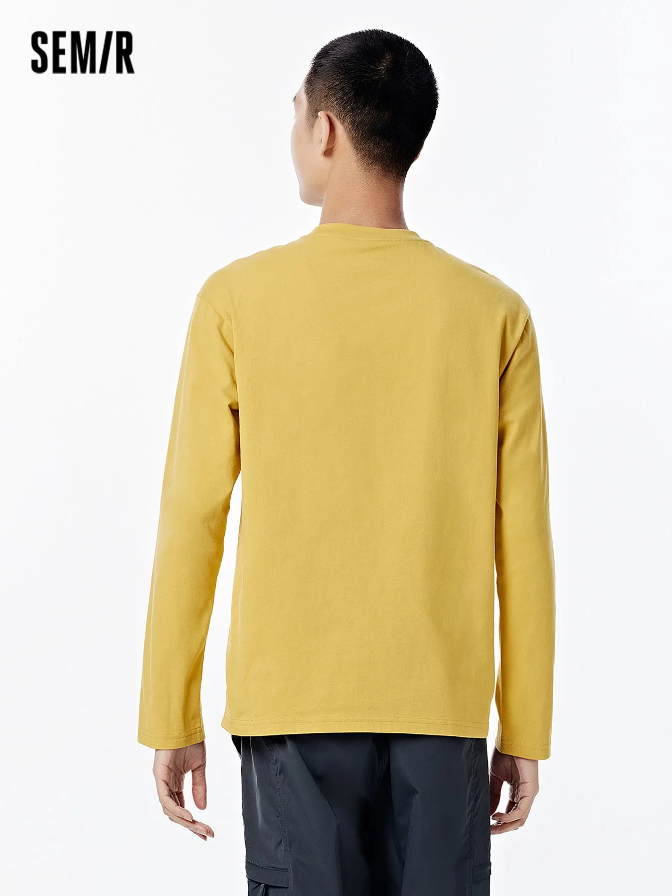 Semir Men Regular FitLong Sleeve T-Shirt