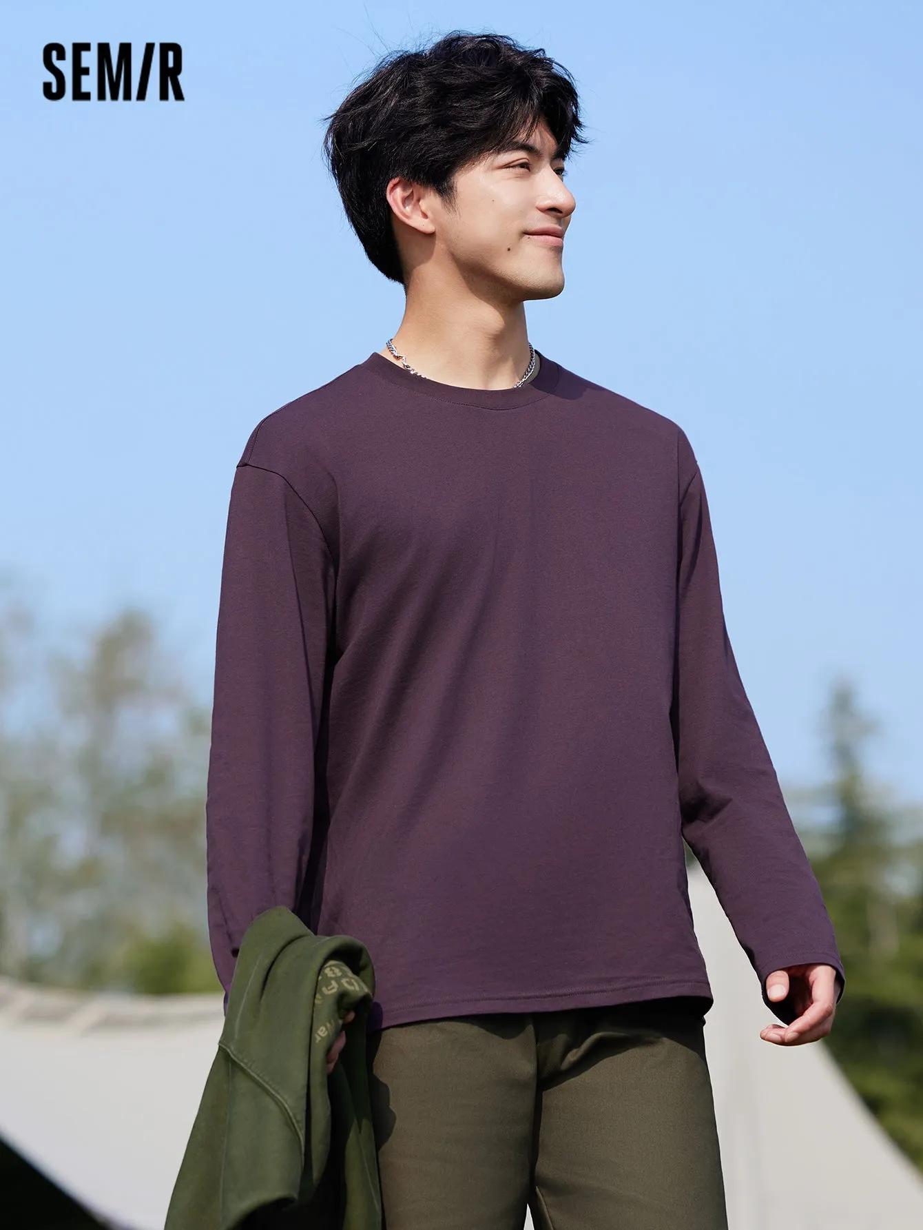 Semir Men Regular FitLong Sleeve T-Shirt