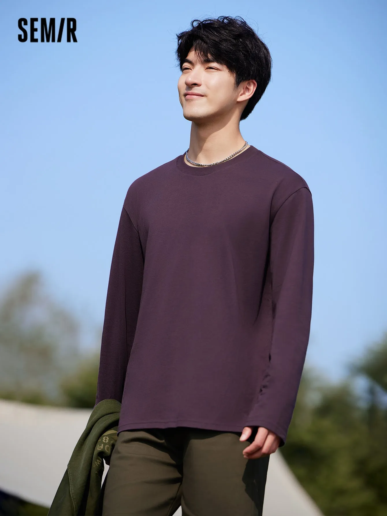 Semir Men Regular FitLong Sleeve T-Shirt