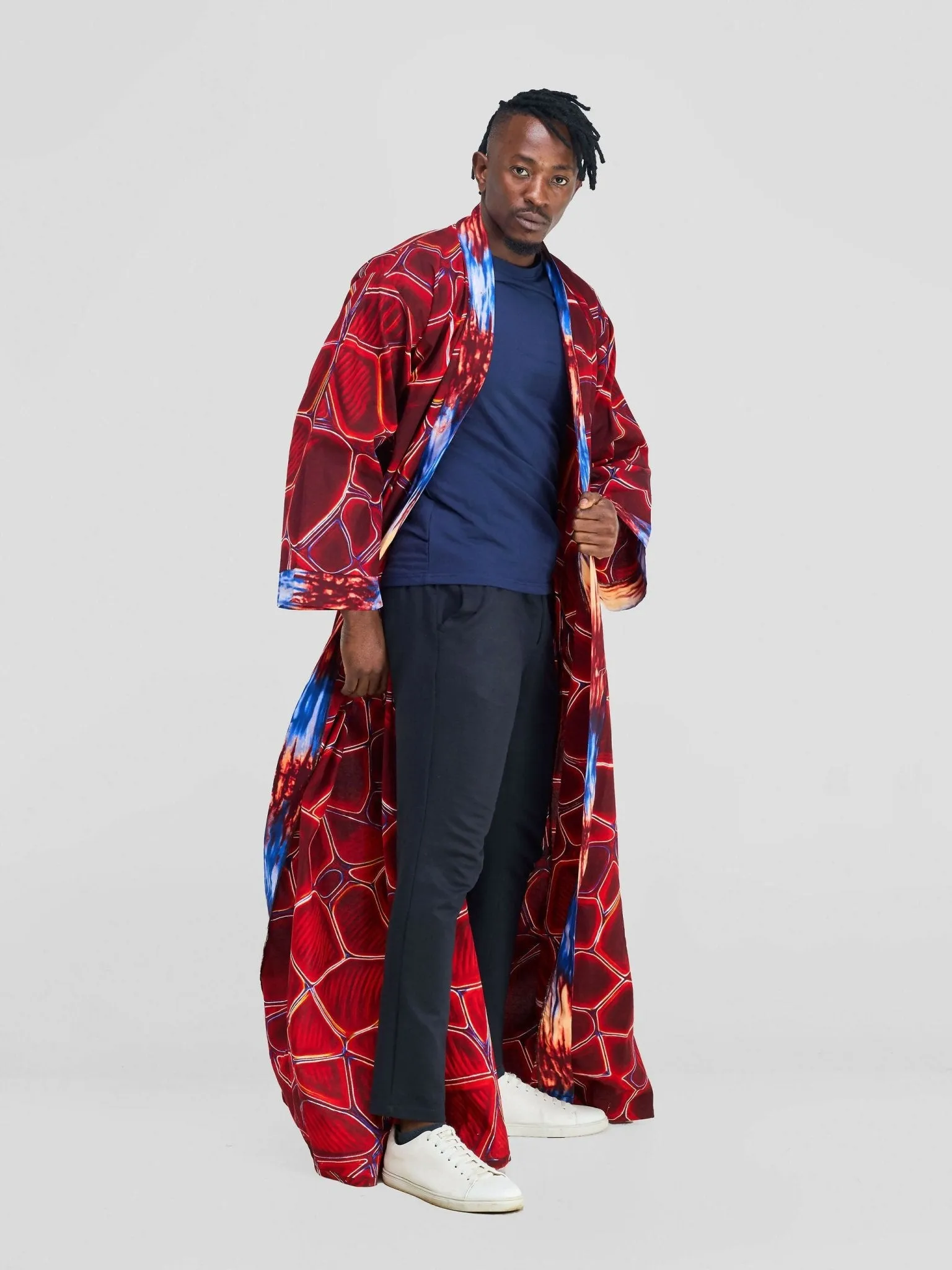 Simbaress Meremeta Long Kimono - Red
