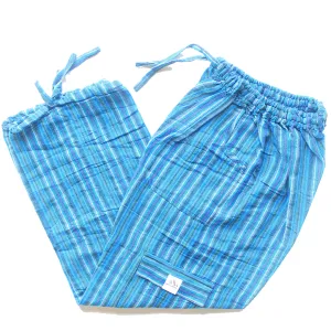 (Small) Light Blue with Purple and White Stripes 0183