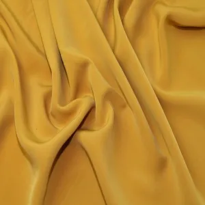 Soft Touch Polyester Crepe - Mustard
