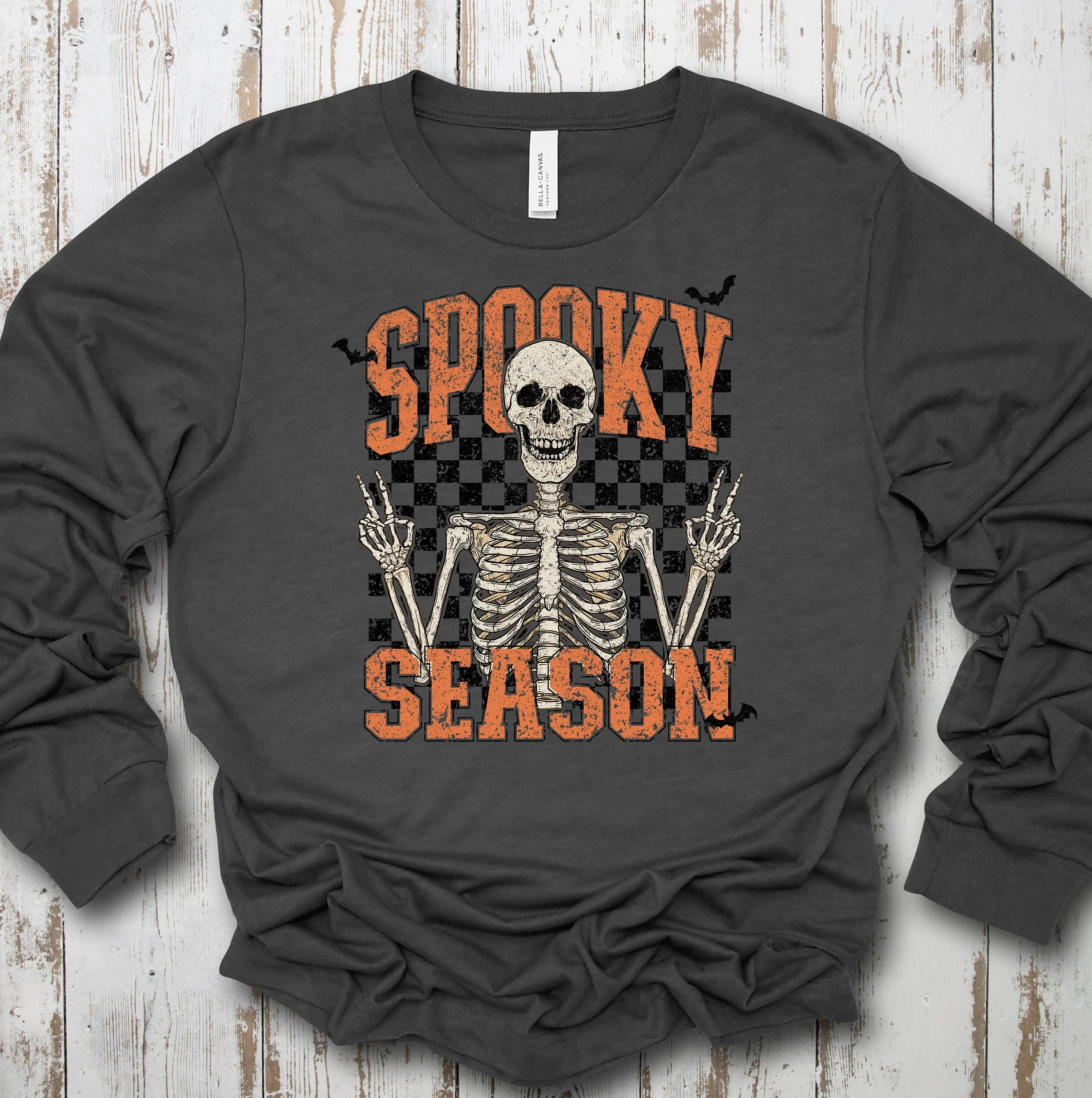 Spooky Season T-Shirt | Halloween | Skeleton | Short Sleeve | Long Sleeve
