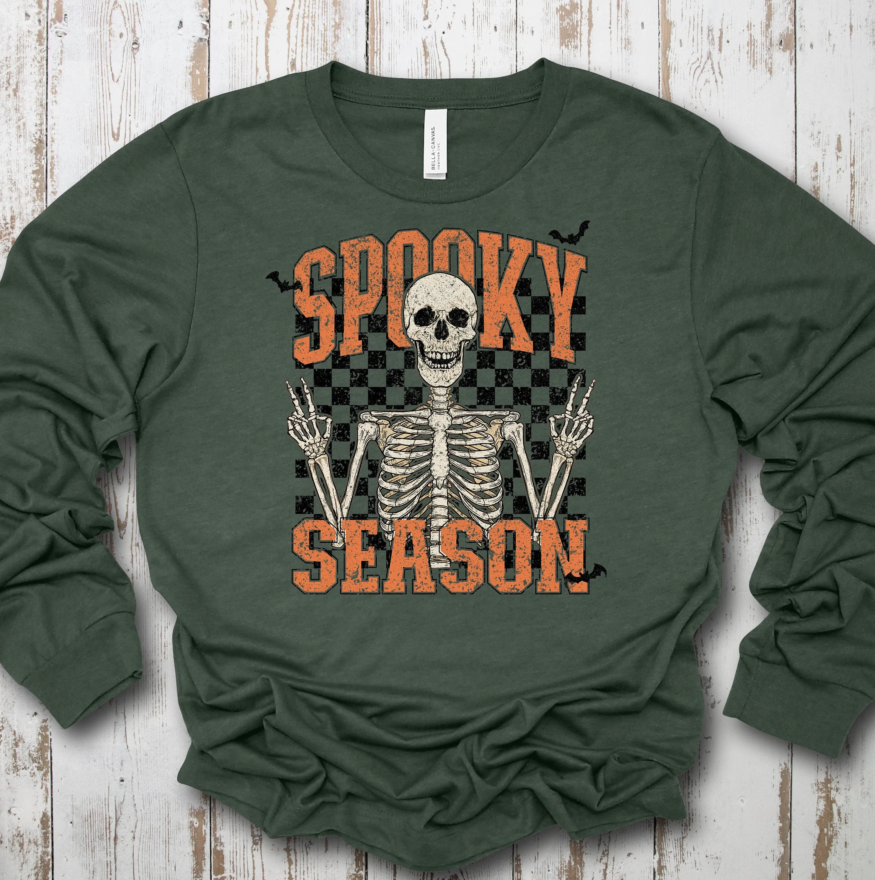 Spooky Season T-Shirt | Halloween | Skeleton | Short Sleeve | Long Sleeve