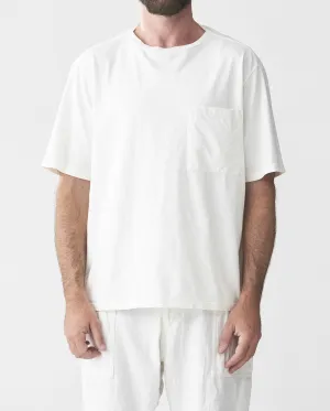 S/S CREW NECK T SHIRT / OFF WHITE