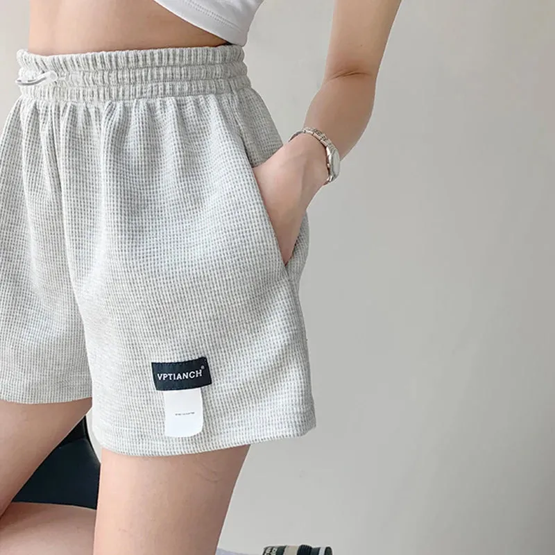 Summer Women Shorts Casual Loose Baggy Wide Leg Pants