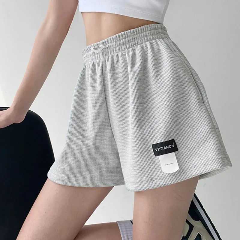 Summer Women Shorts Casual Loose Baggy Wide Leg Pants