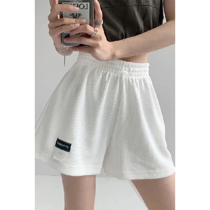 Summer Women Shorts Casual Loose Baggy Wide Leg Pants