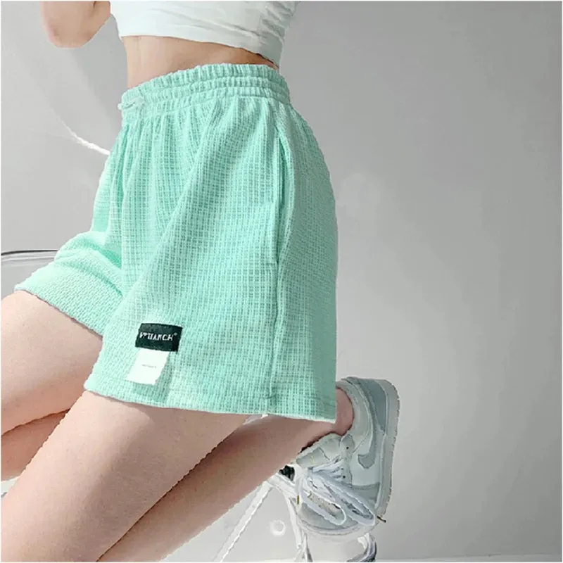 Summer Women Shorts Casual Loose Baggy Wide Leg Pants