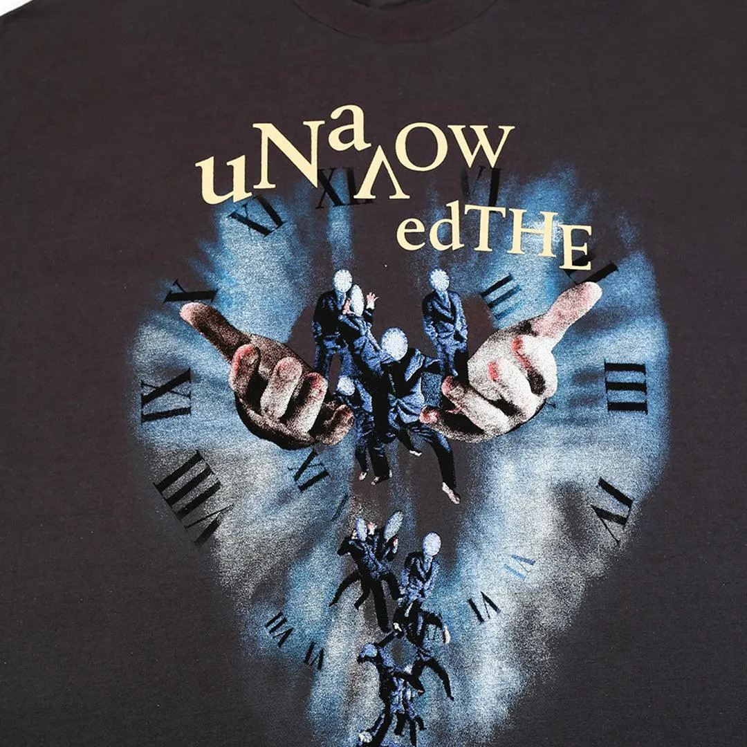 The Unavowed Men's On The Move Over Size T-Shirt-Black