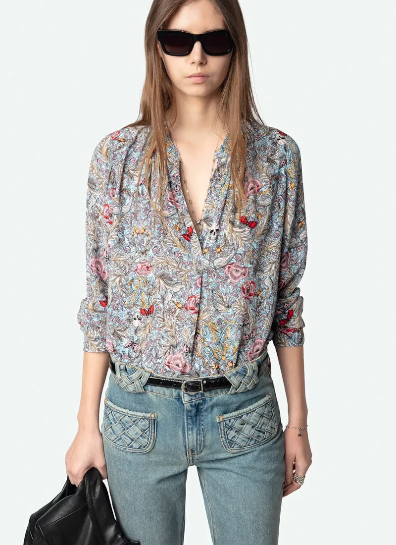 Tink Soft British Flowers Top