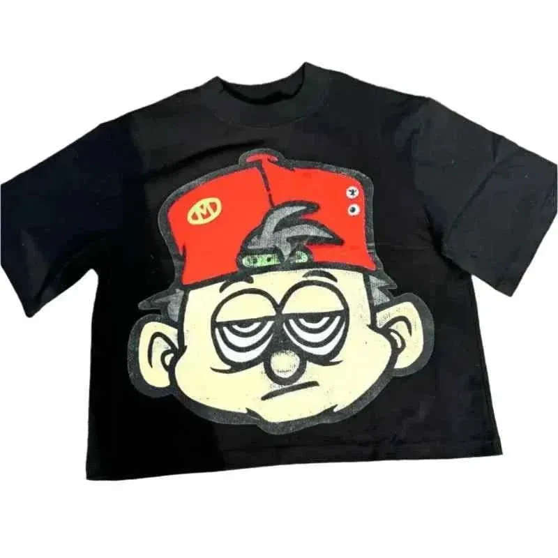 Trendy Big Head T-Shirt - Stylish Cartoon Character T-Shirts