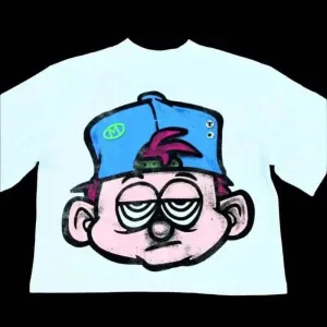 Trendy Big Head T-Shirt - Stylish Cartoon Character T-Shirts