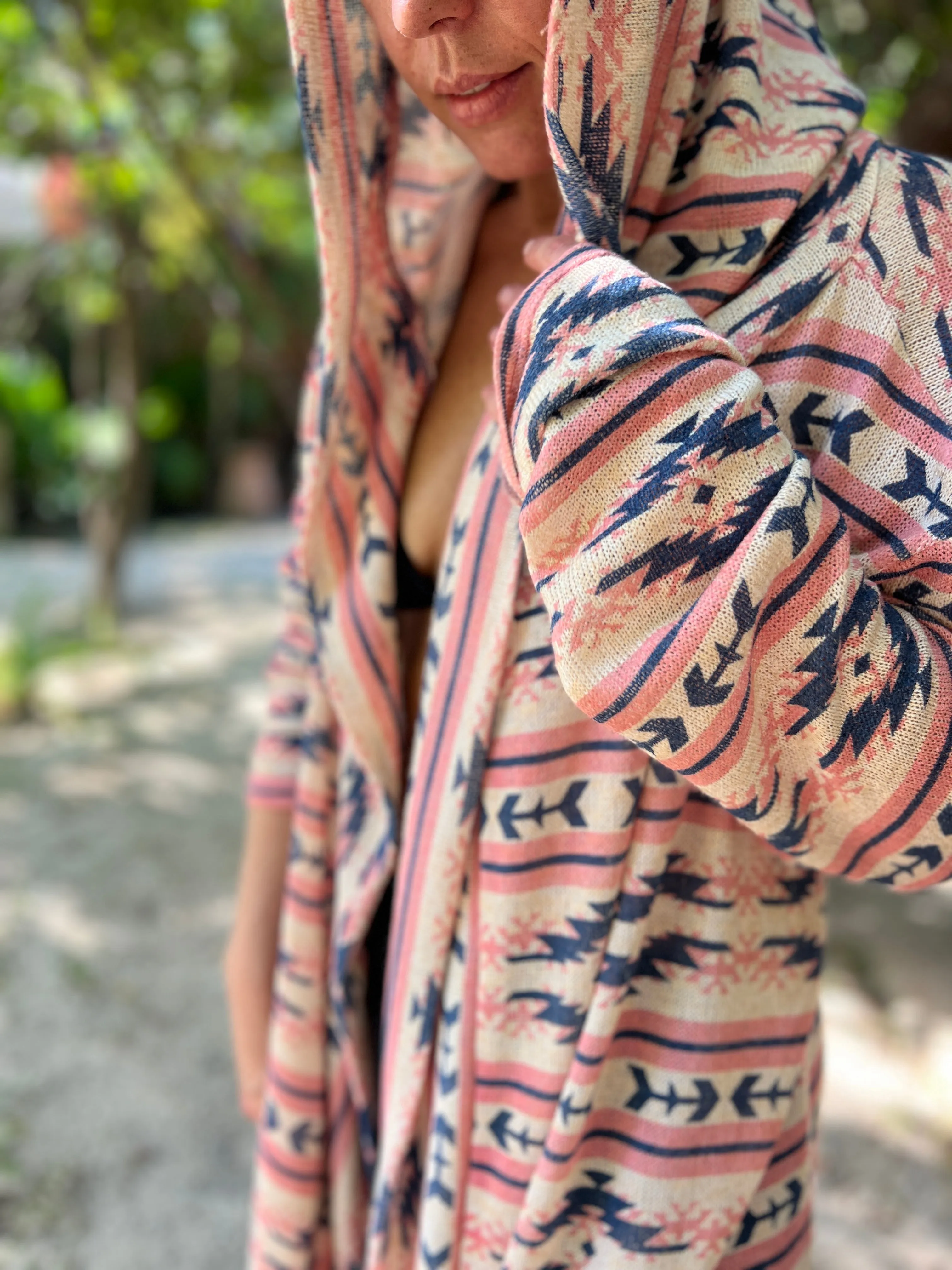 Tribal Pink | Cardigan | Her