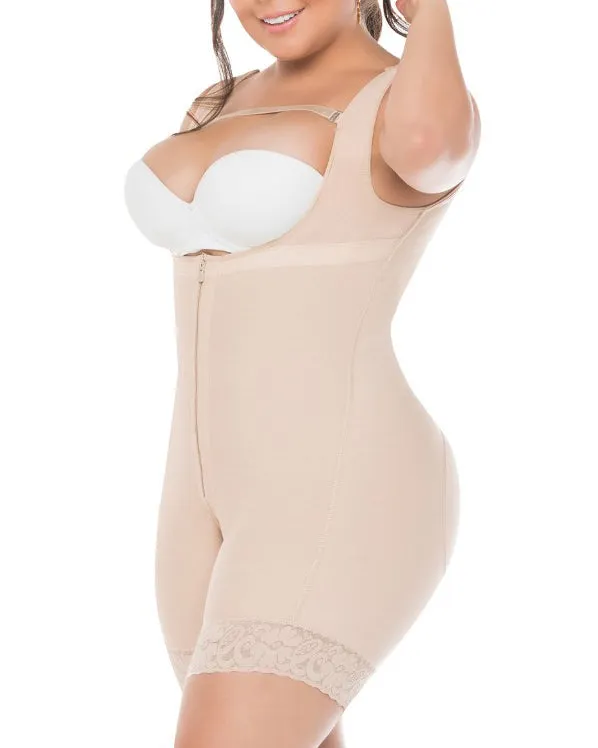 Tummy Control Sleeveless Front Zipper Body Shaper