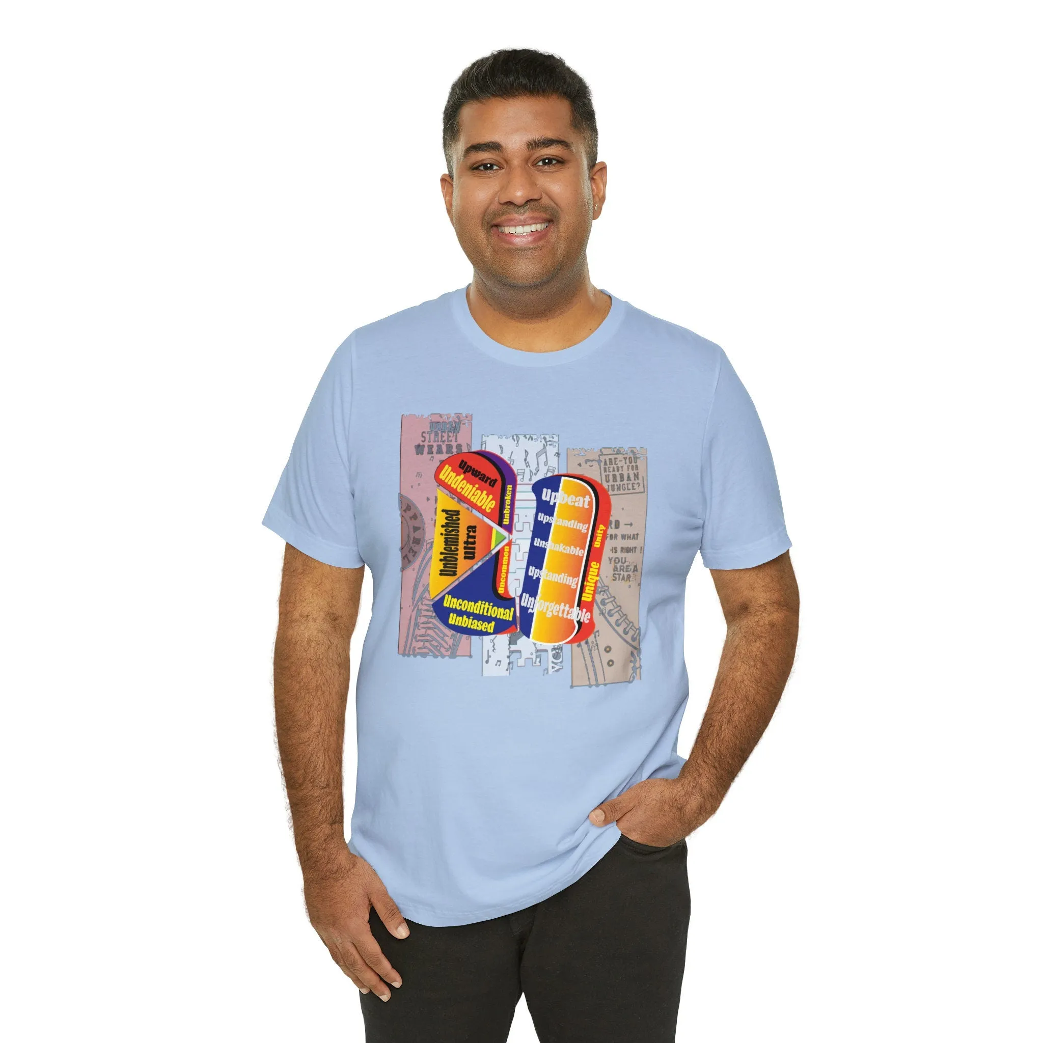 U Alphabet T-shirt Inspirational words design | Unbelievable Streetwear | streetstyle Ultra Vocabulary shirt | Educate Mom