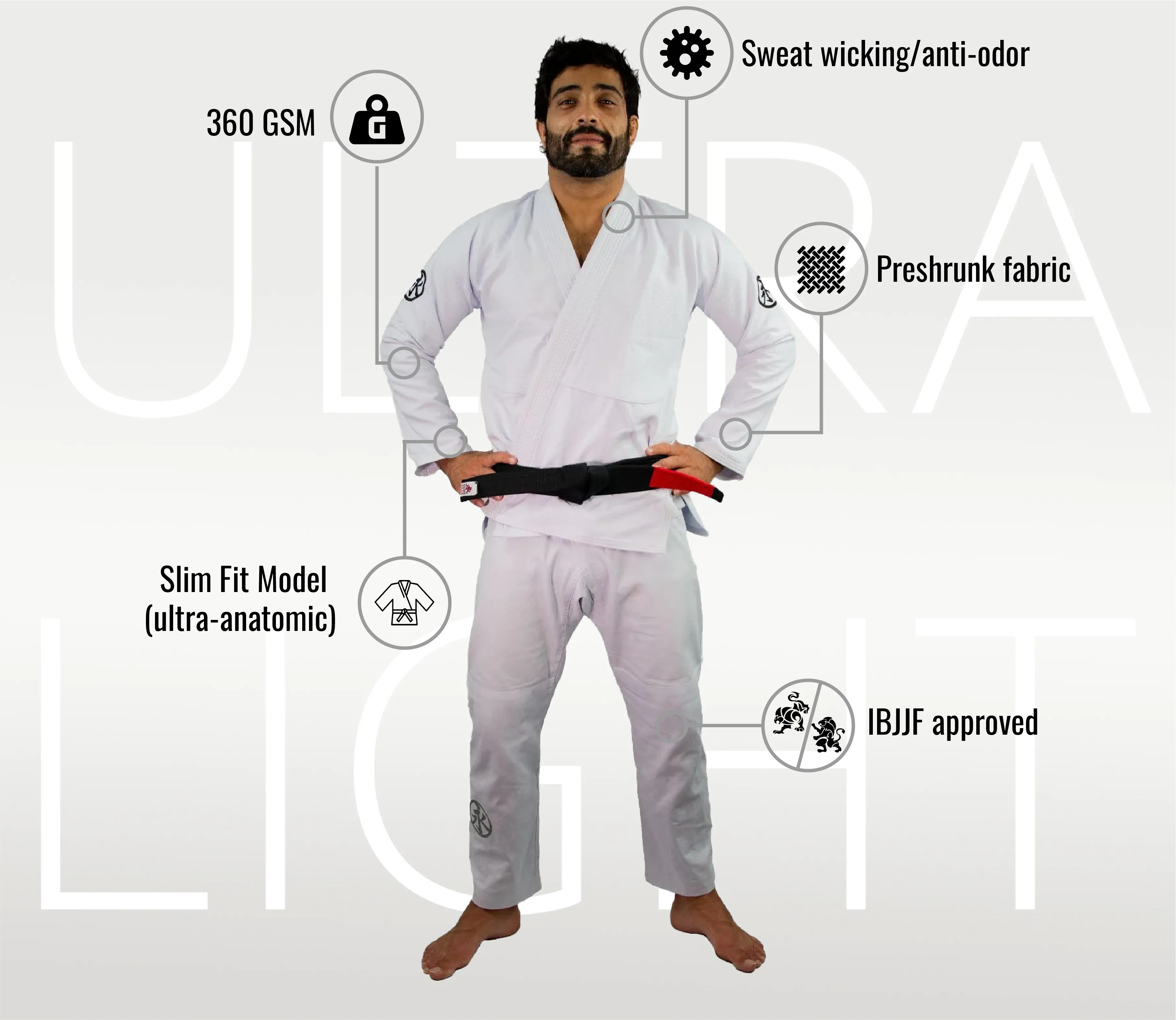 Ultra Light Kimono (Gi) - White