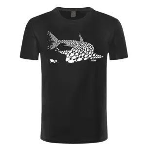 Unique Diver Shark T-shirt