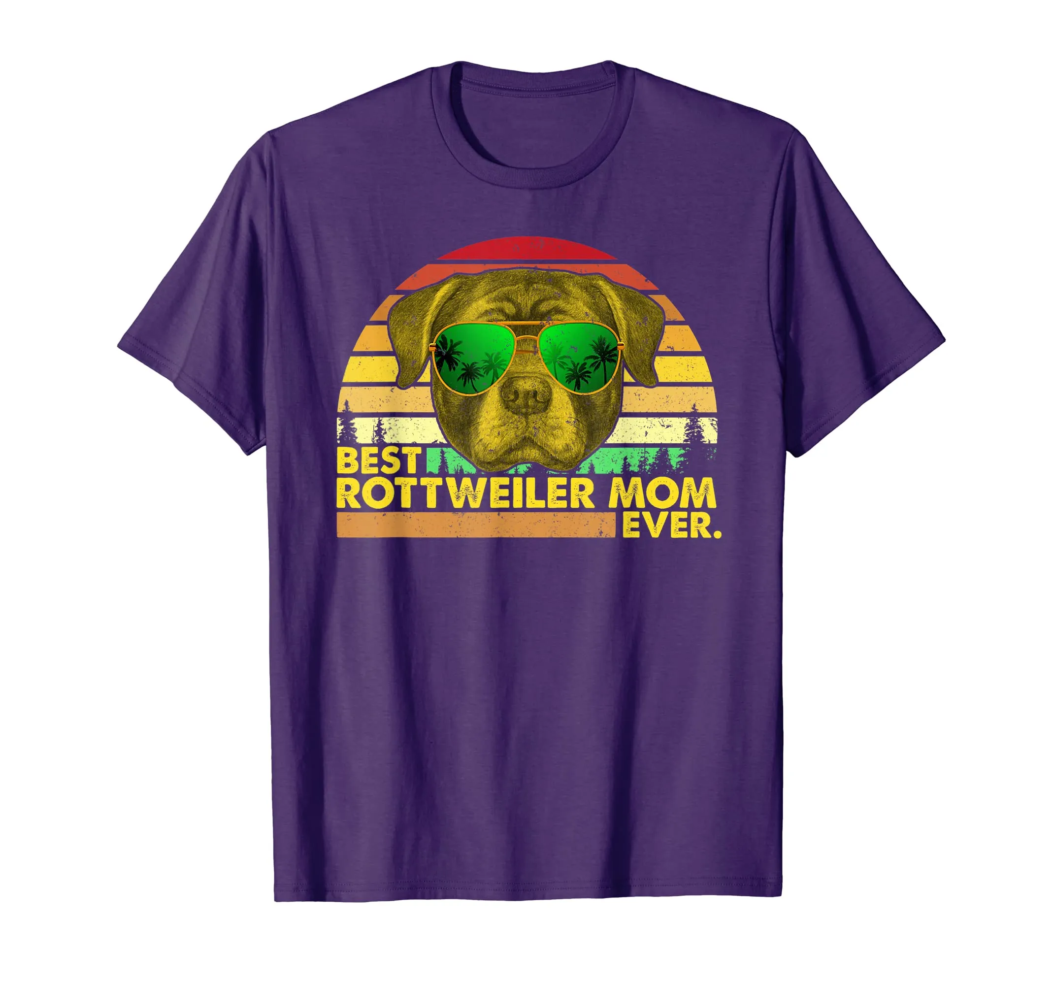Vintage Best Rottweiler Mom Ever Dog Mommy Mother T-Shirt