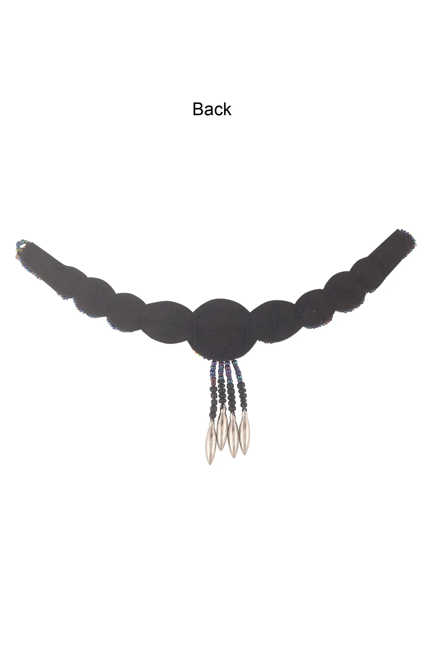 Vintage Bohemian Style Multicoloured Beaded Neck