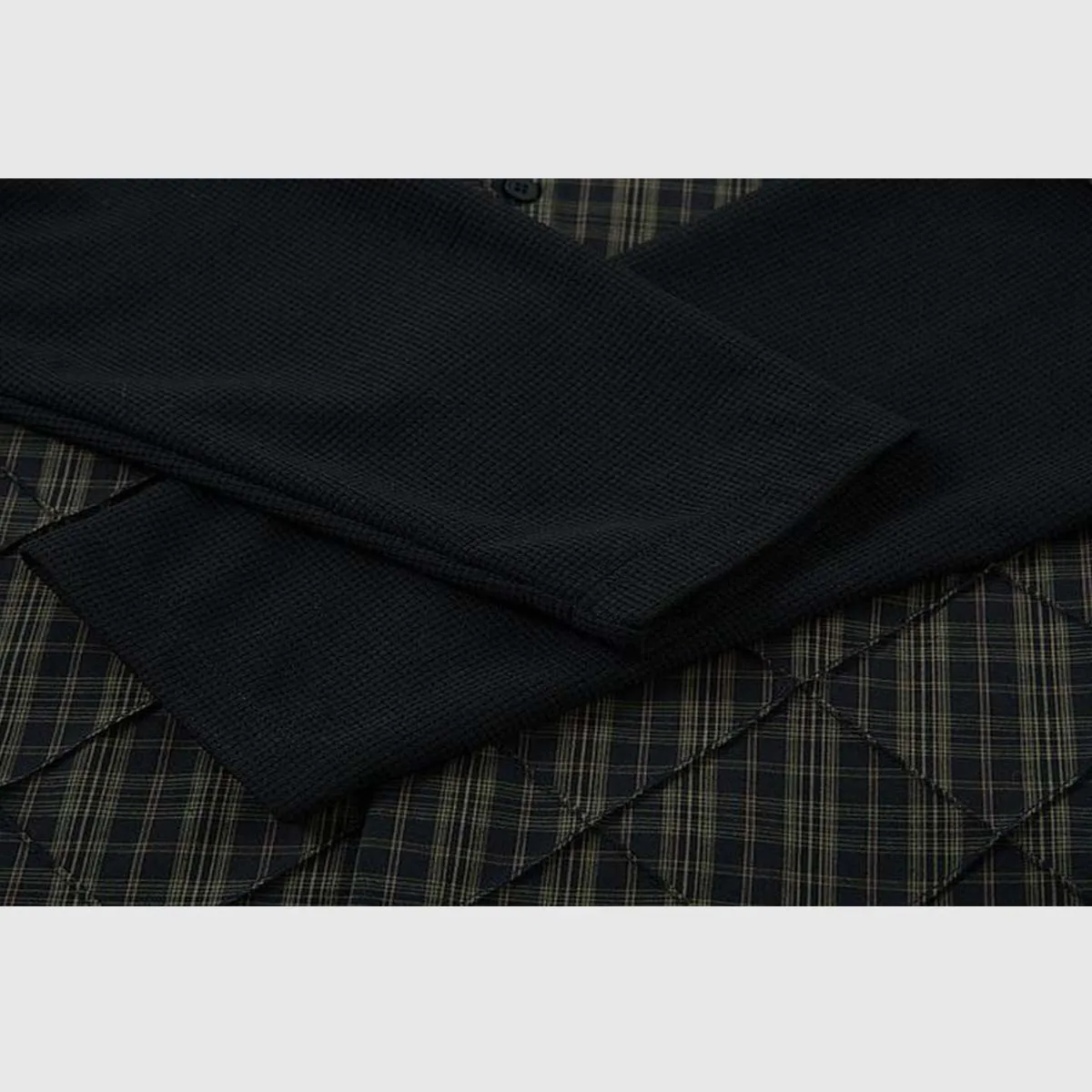 Vintage Plaid Layered Shirt