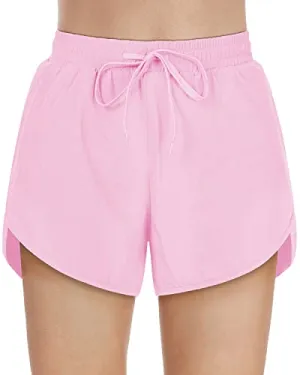 Women's High Waisted UPF 50  Board Shorts Swim Shorts