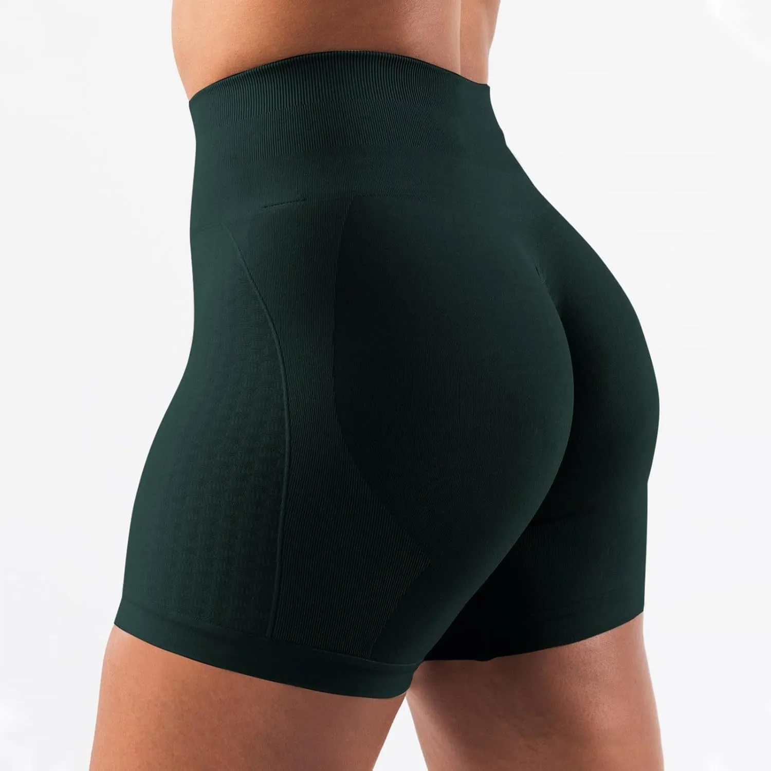 Workout Shorts for Women High Waisted Tummy Control Yoga Shorts Seamless Scrunch Butt Lifting Gym Biker Shorts