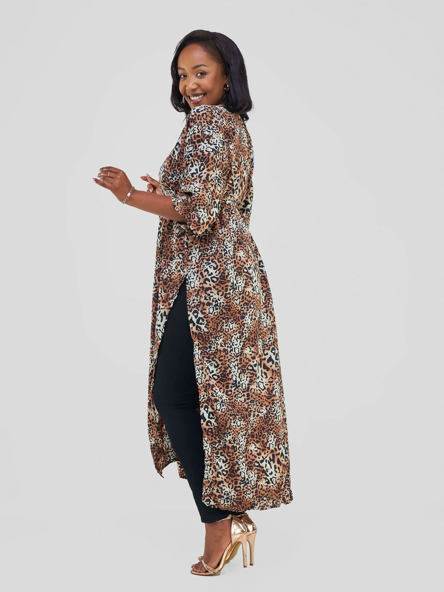 Zuri - Brown Print